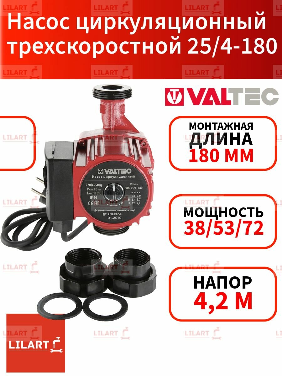 Насос циркуляционный VRS 25/4-180