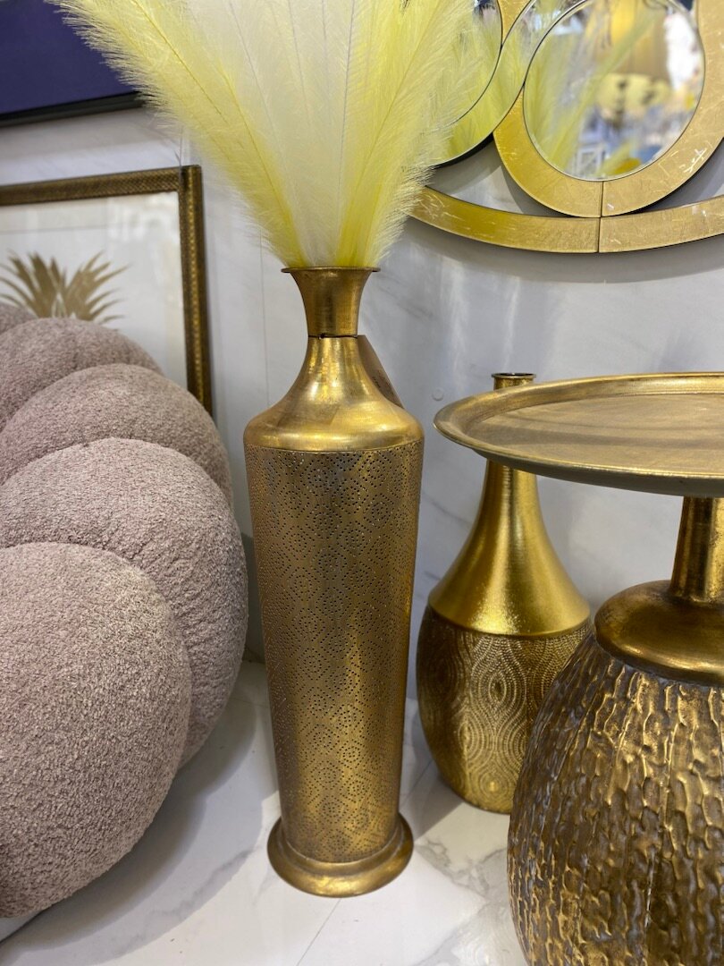 Ваза Casaentera CE04-57-433 золото 190х190х690