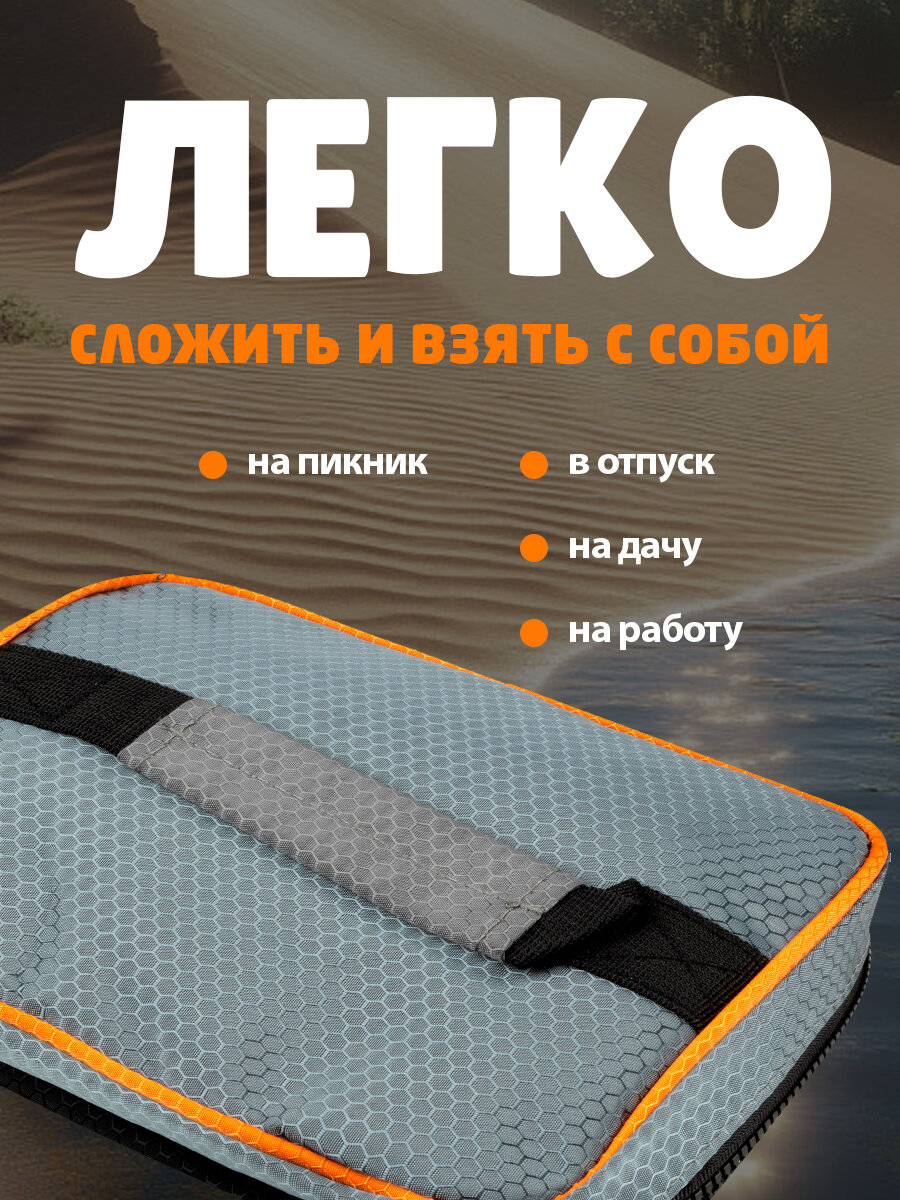 Термосумка для ланч - бокса, контейнера, обеда Leonord ML15009, 5 л, 23 x 17.5 x 16.5 см — фото 1
