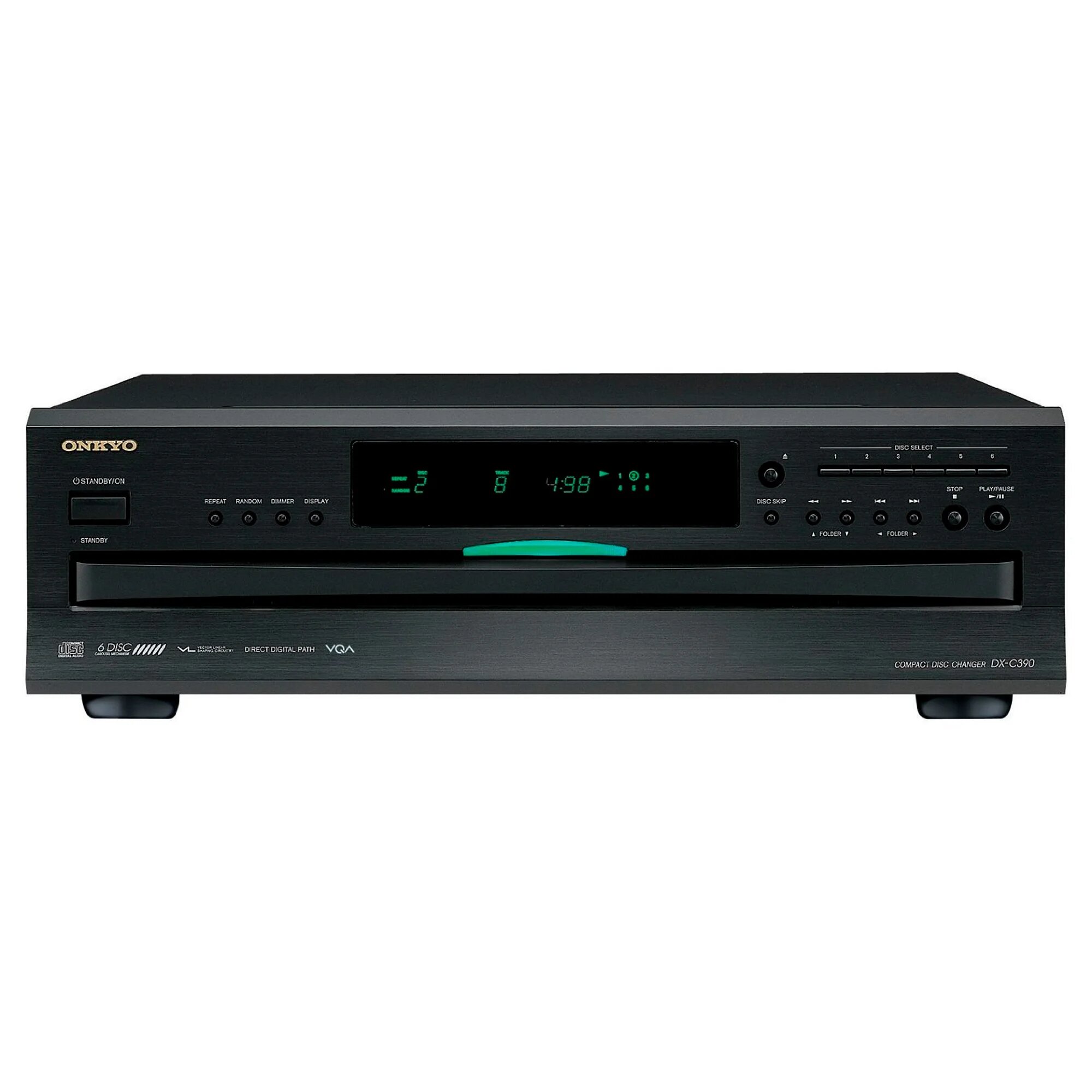 Проигрыватель Onkyo DXC 390 B на 5 дисков CD MP3 CD CD-R/RW black