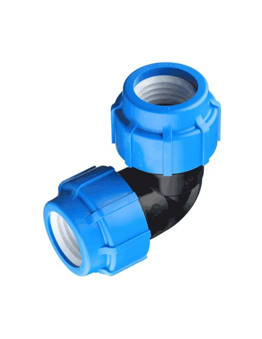 Отвод компрессионная ПЭ Дн 25х90 гр Ру 16 VALFEX 121001212525