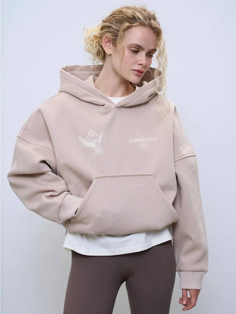 Худи Телодвижения, размер 170-96-102 (48) L, , бежевый