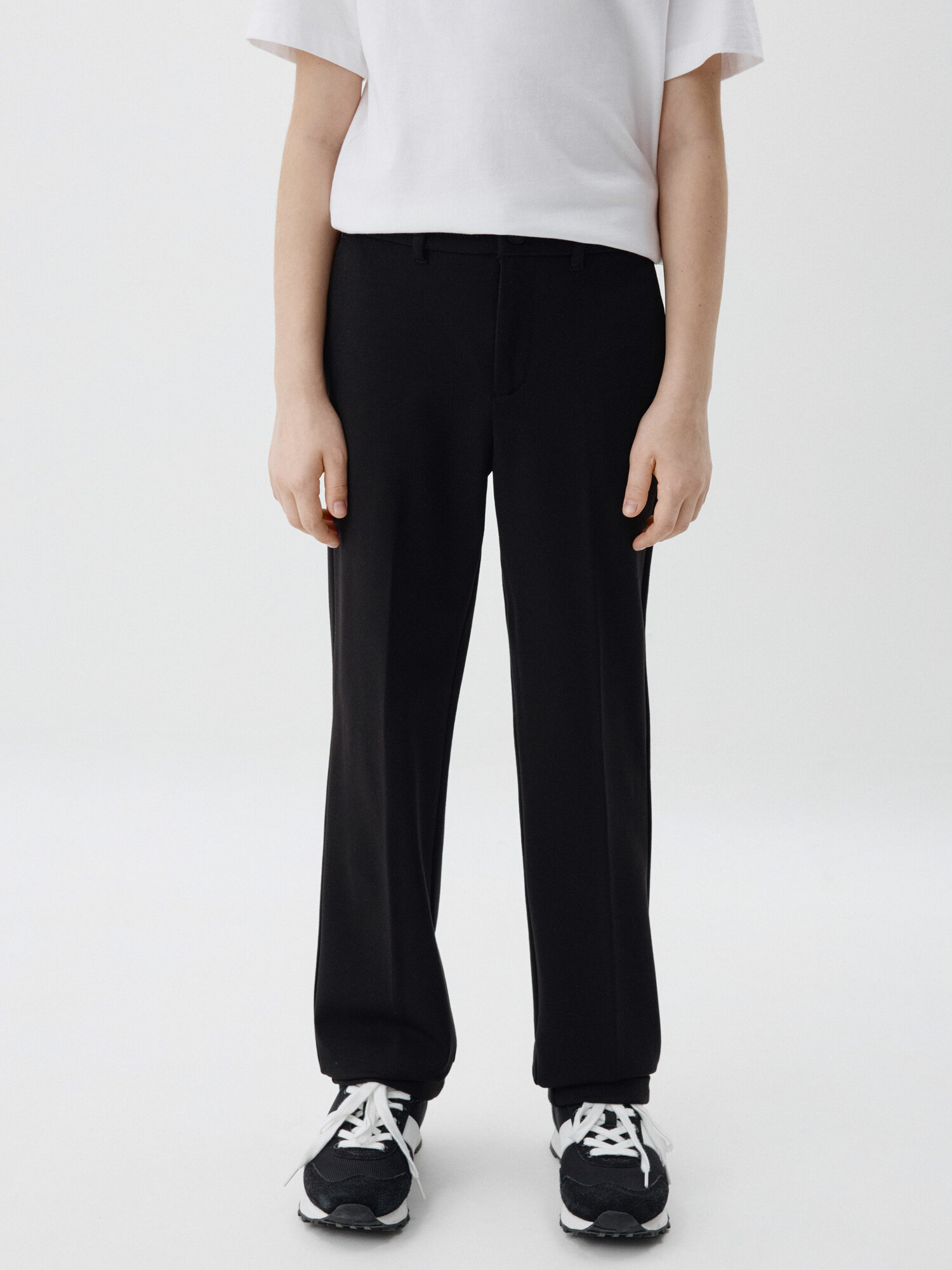 Брюки классические Sela размер 140 черный