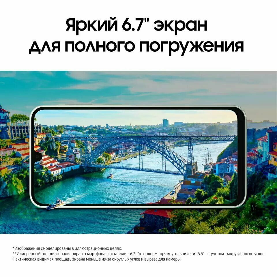 Смартфон Samsung Galaxy A16 4G 8/256 ГБ, Dual nano SIM, мятный — фото 1