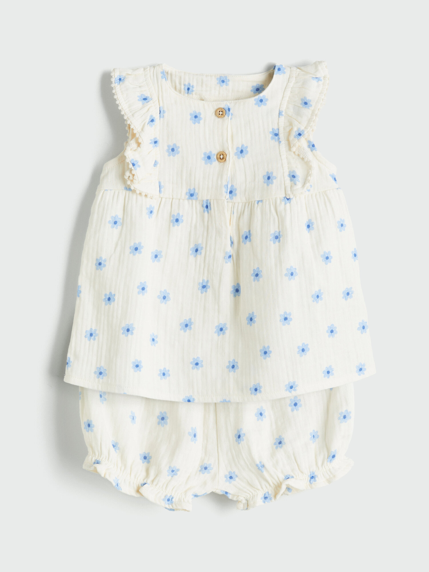 Комплект одежды LC Waikiki размер 12-18 месяцев бежевый