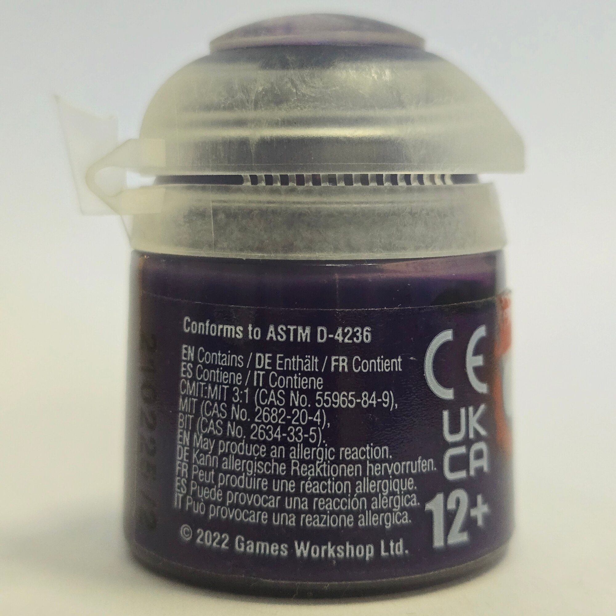 Краска акриловая Citadel Base: Naggaroth Night / Ночь Наггарота (12 мл.) — фото 1