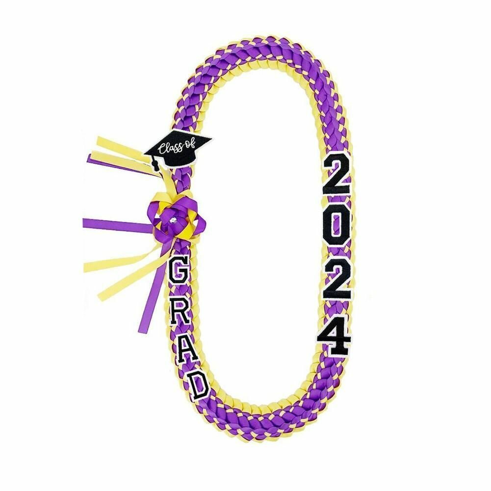 Выпускная плетеная гирлянда 2024 для средней школы колледжа выпускной DIY Декоры товары для вечеринок