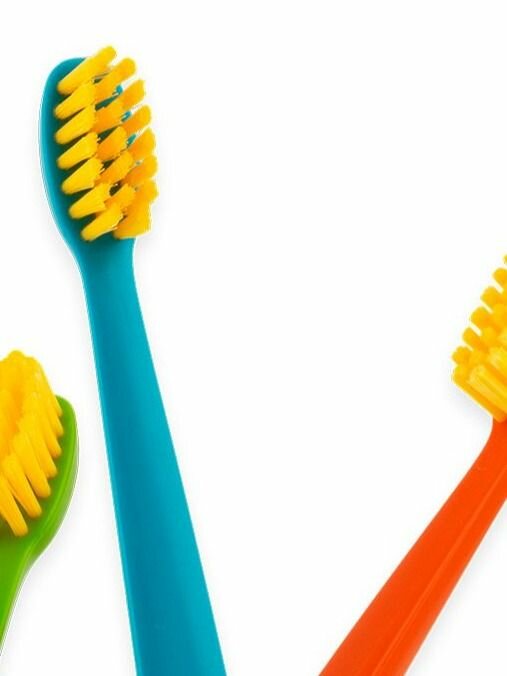 Детская зубная щетка в наборе 3 щетки c мягкой щетиной для детей Flipper, MYBRUSH — фото 1