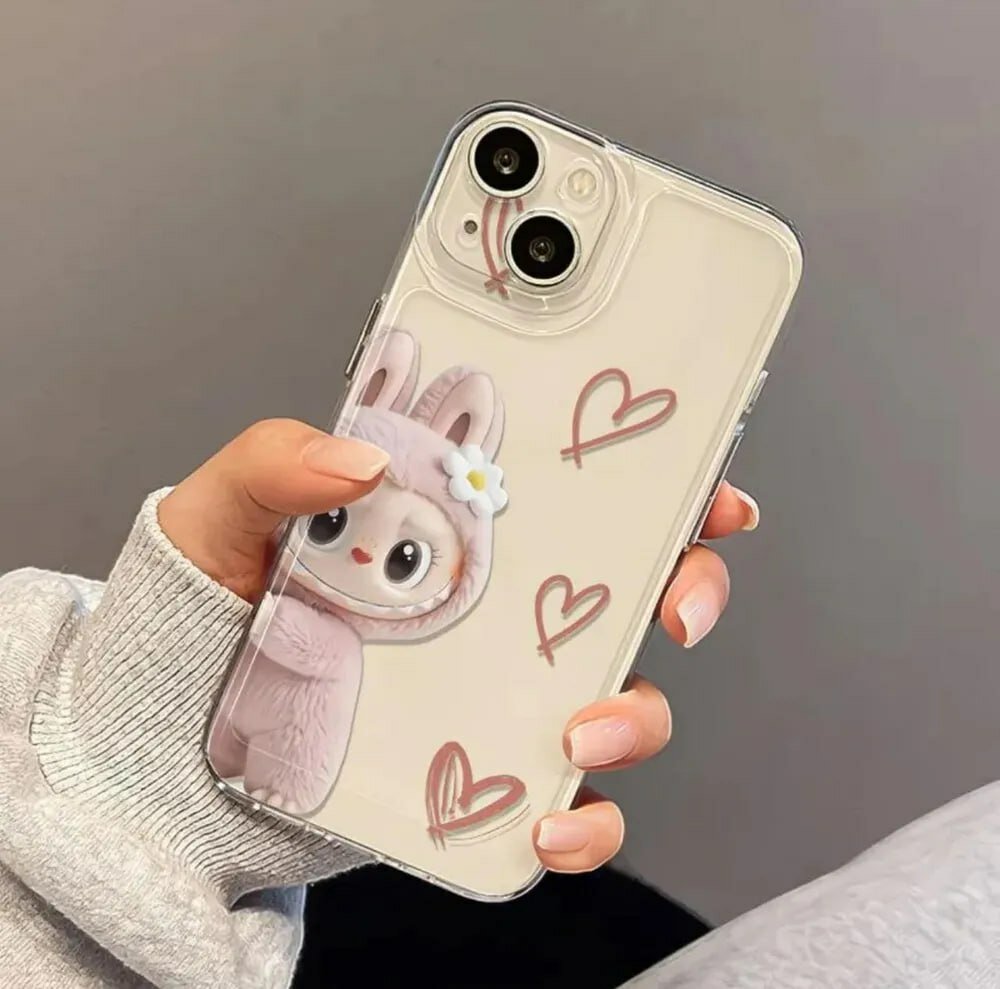 Чехол Labubu для iPhone 14 Pro — фото 1