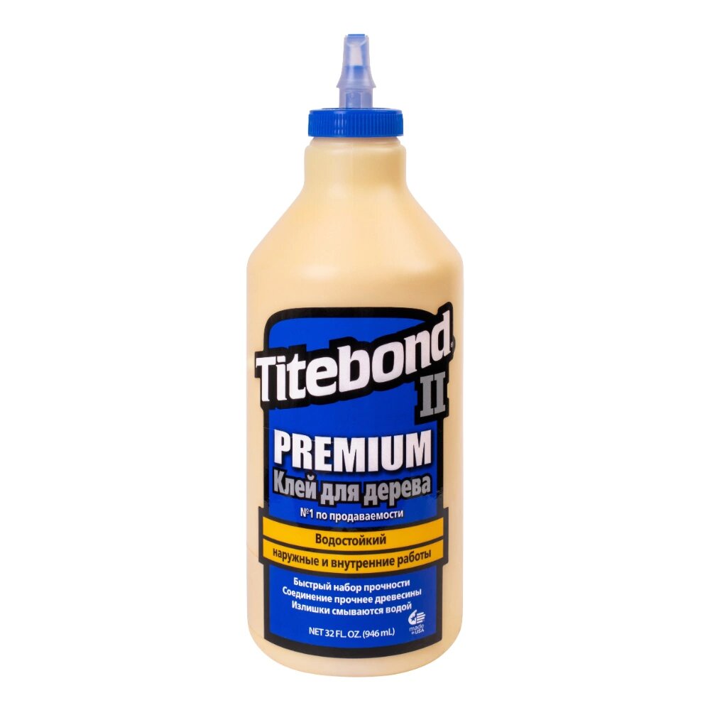 Клей ПВА Titebond II Premium D3 946 мл