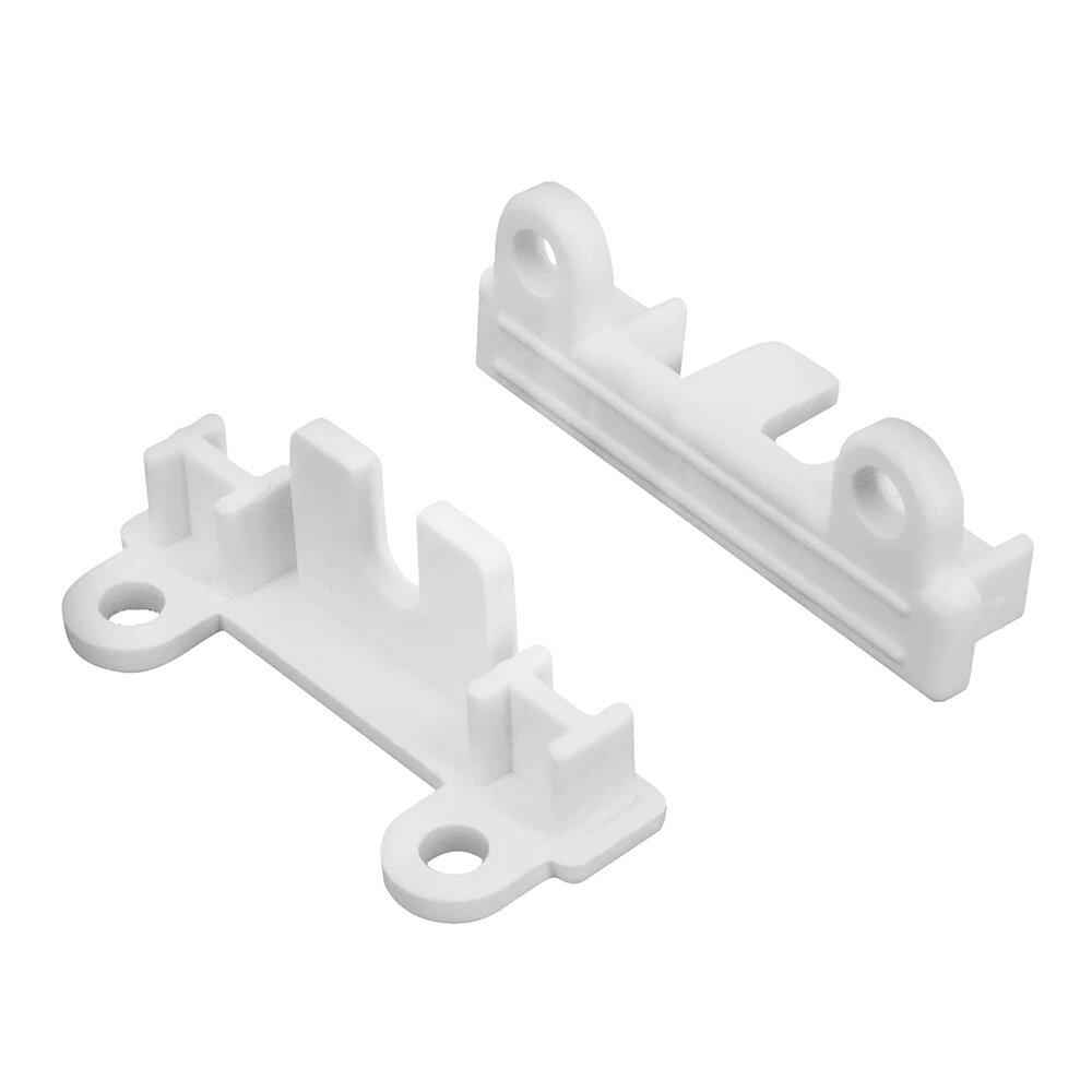 Заглушка торцевая для 2-рядных профильных шин NEODECO белая 2 шт