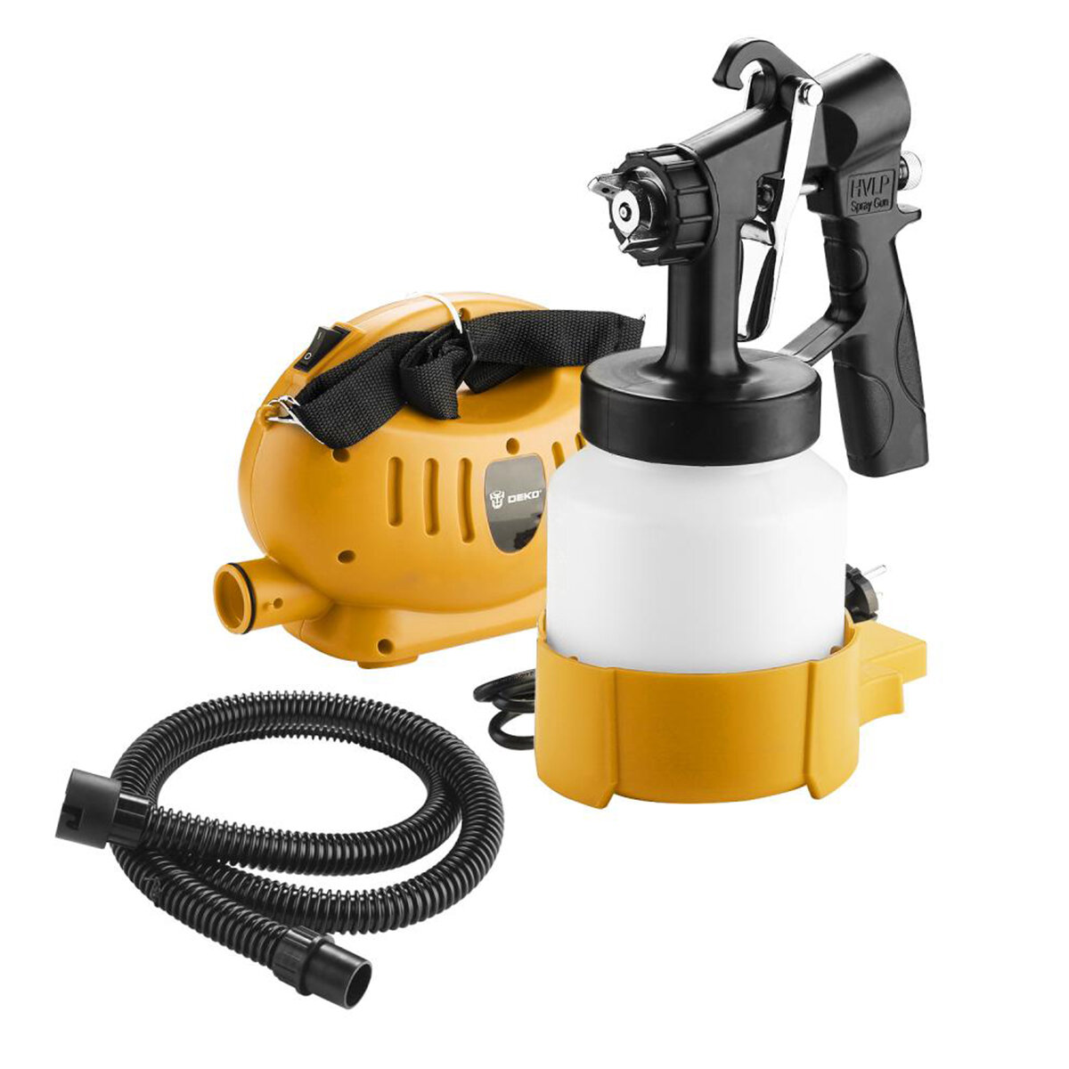 Краскопульт электрический Deko DKSG800 HVLP 800 Вт 264826 (Электро и бензоинструмент)
