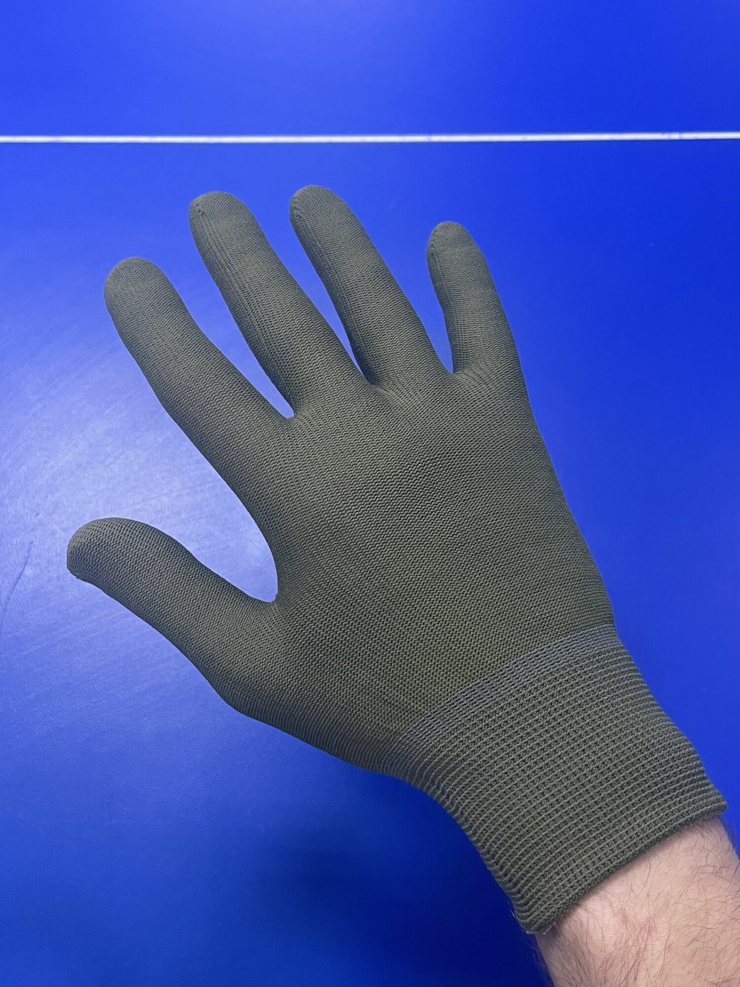 Чёткие перчатки 5 пар, L, хаки — фото 1