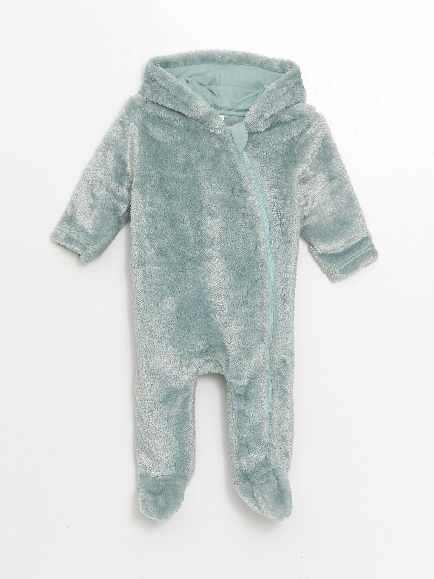 Комбинезон LC Waikiki закрытая стопа размер 9-12 месяцев голубой