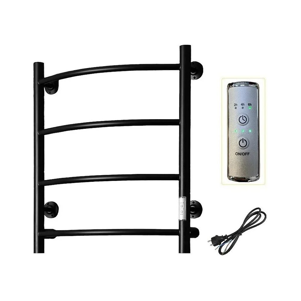 Тругор Полотенцесушитель Пэк сп 5 60x40 черный ВГП 00323542