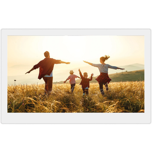 Фоторамка Digma 156 PF-1501 IPS 1920x1080 белый пластик пду видео 11990₽