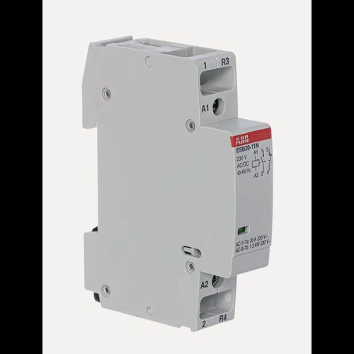 Изображение товара Контактор ABB ESB20-11N-06 модульный (20А АС-1, 1НО+1НЗ), катушка 230В AC/DC 1 модуль