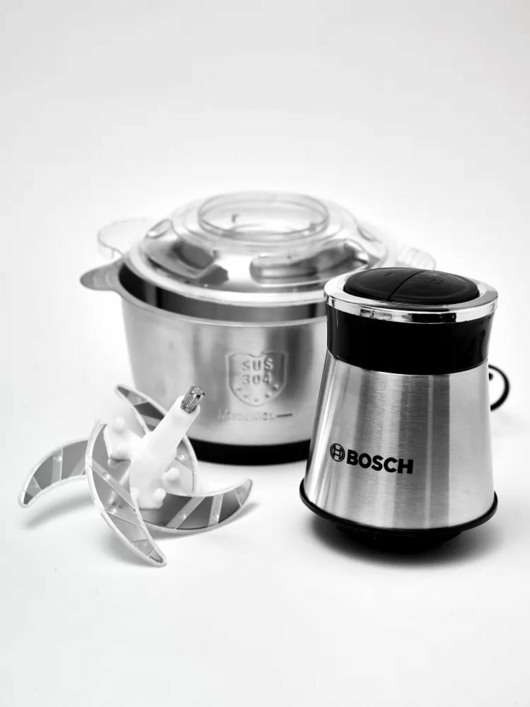 Bosch Chopper – Измельчитель из нержавеющей стали, быстрый и удобный в использовании