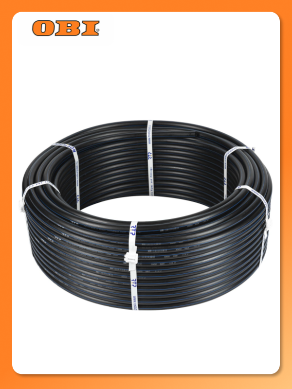 Труба ПНД питьевая напорная ПЭ100 20х20х 25 SDR11 PN16 черный RTP