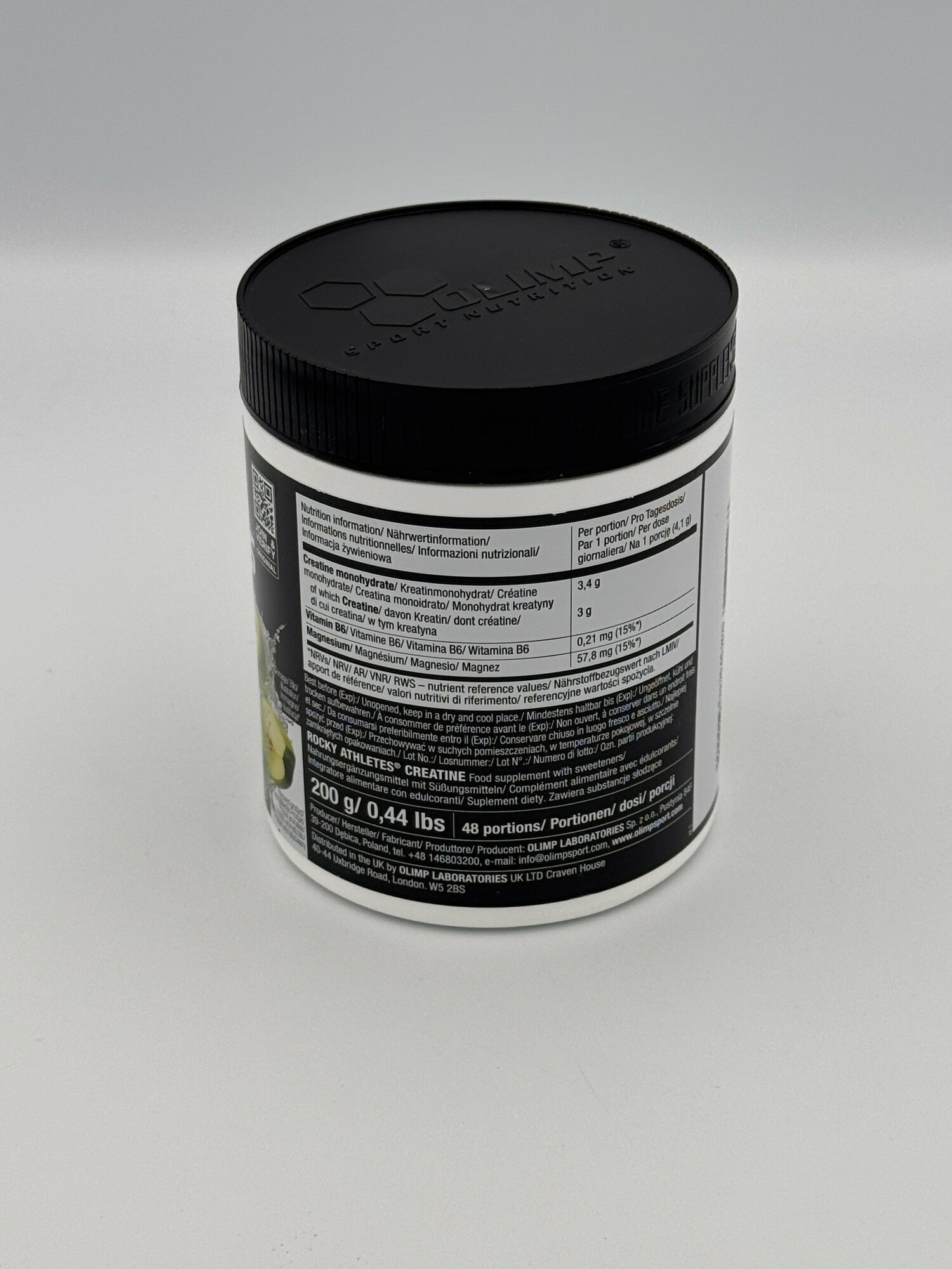 Olimp Creatine, 200 гр, вкус яблоко креатин моногидрат для роста — фото 1