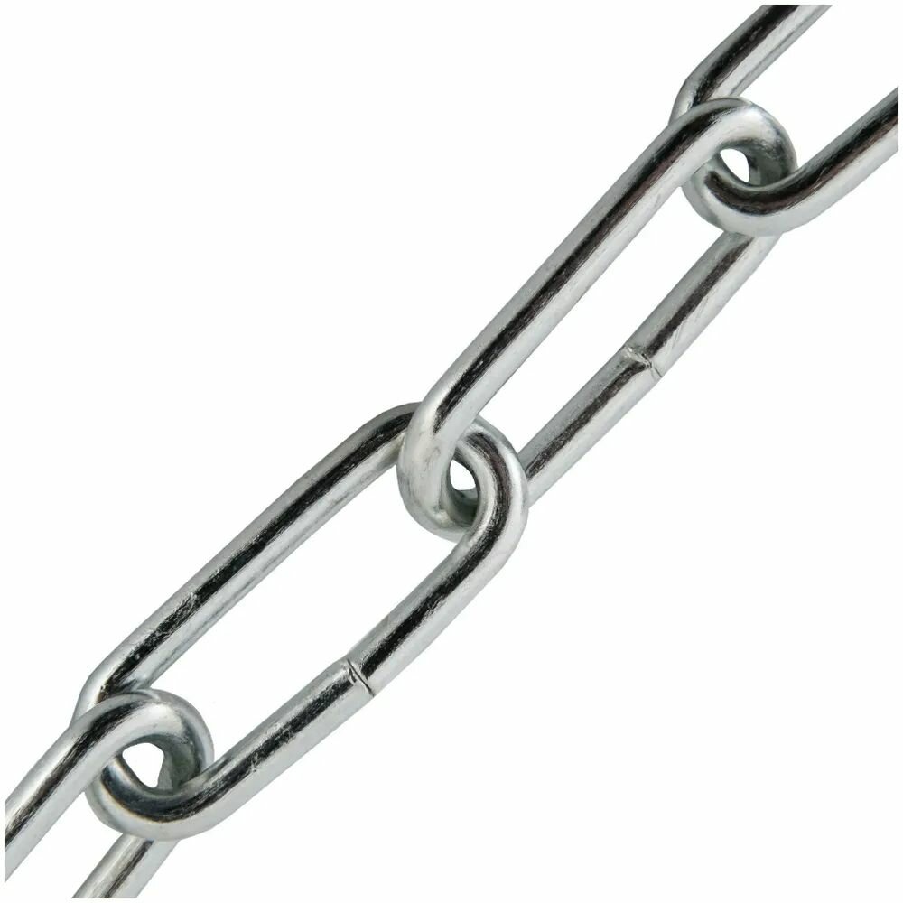 Цепь оцинкованная М3 ф 3 мм короткозвенная 10метр DIN 766