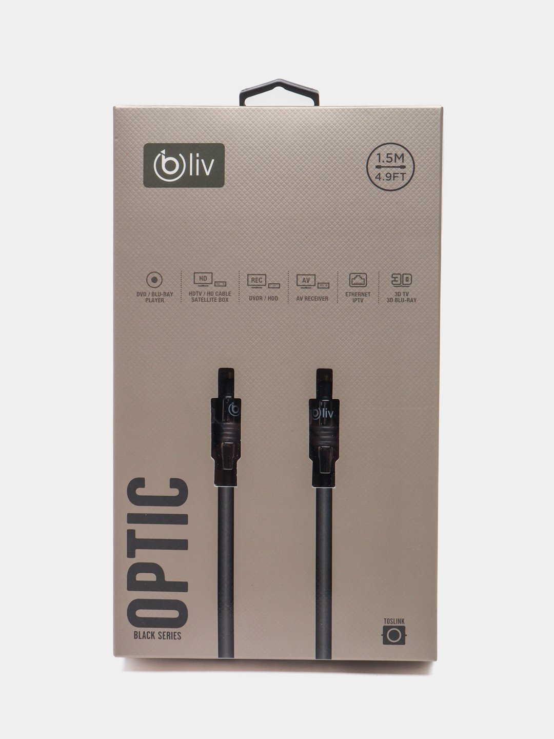 Оптический аудио кабель, 1.5, 3 метровые - Оптика 1.5м