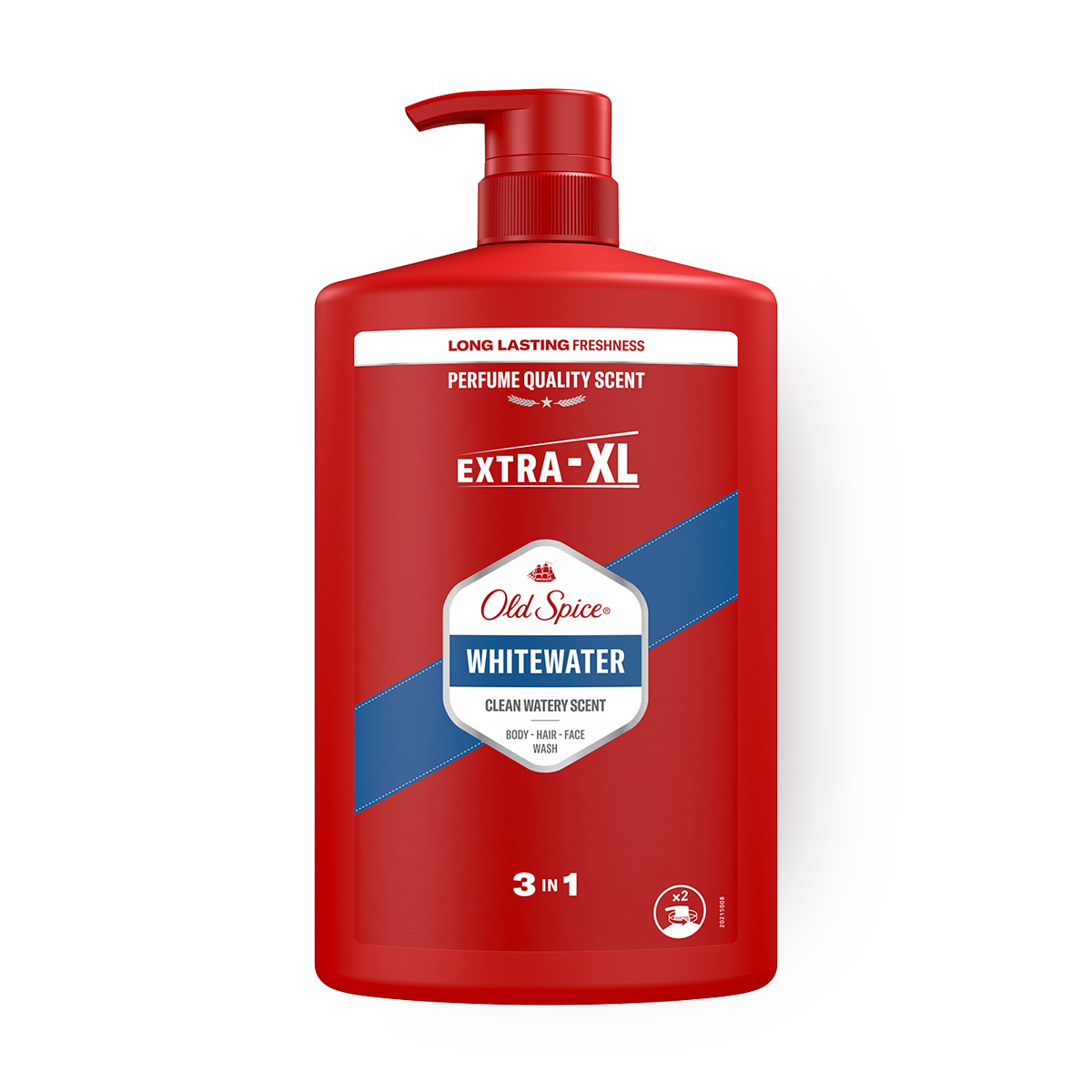 Гель-шампунь Old Spice Whitewater, 3 в 1, для всех типов кожи, мужской, 1 л