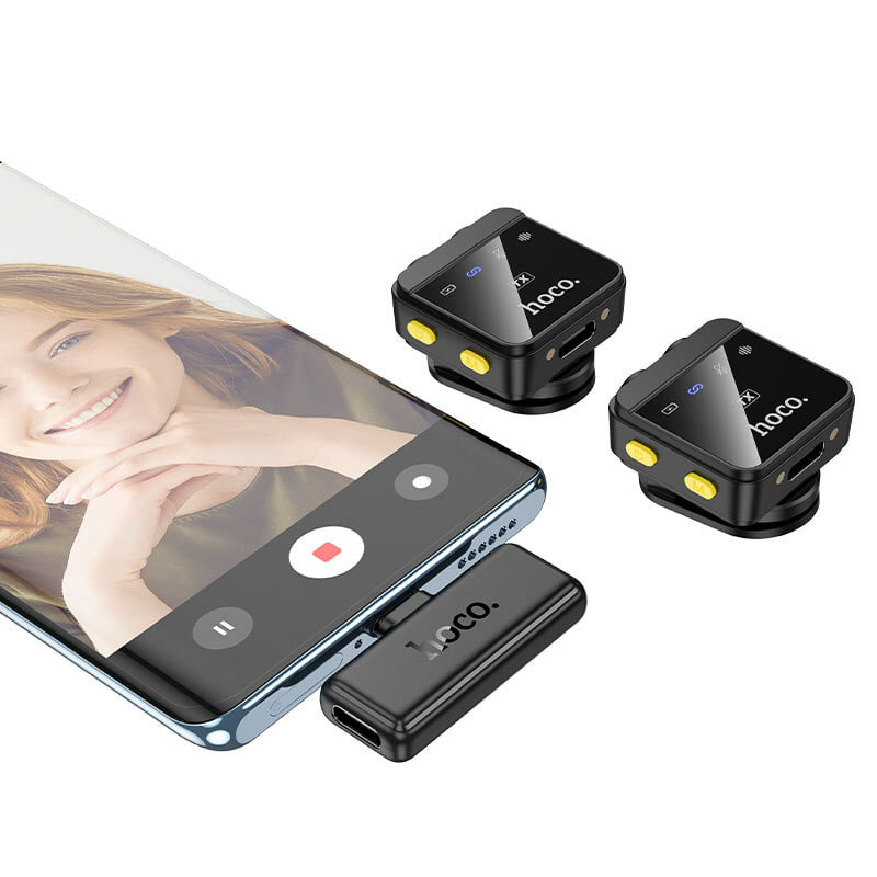 Микрофон беспроводной L17, с зарядным кейсом, Type-C, для iPhone