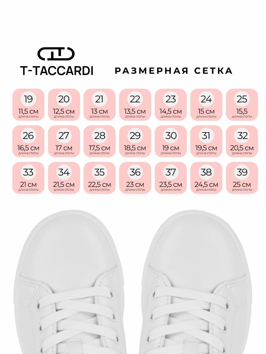 Кеды T.Taccardi, размер 37, белый — фото 1