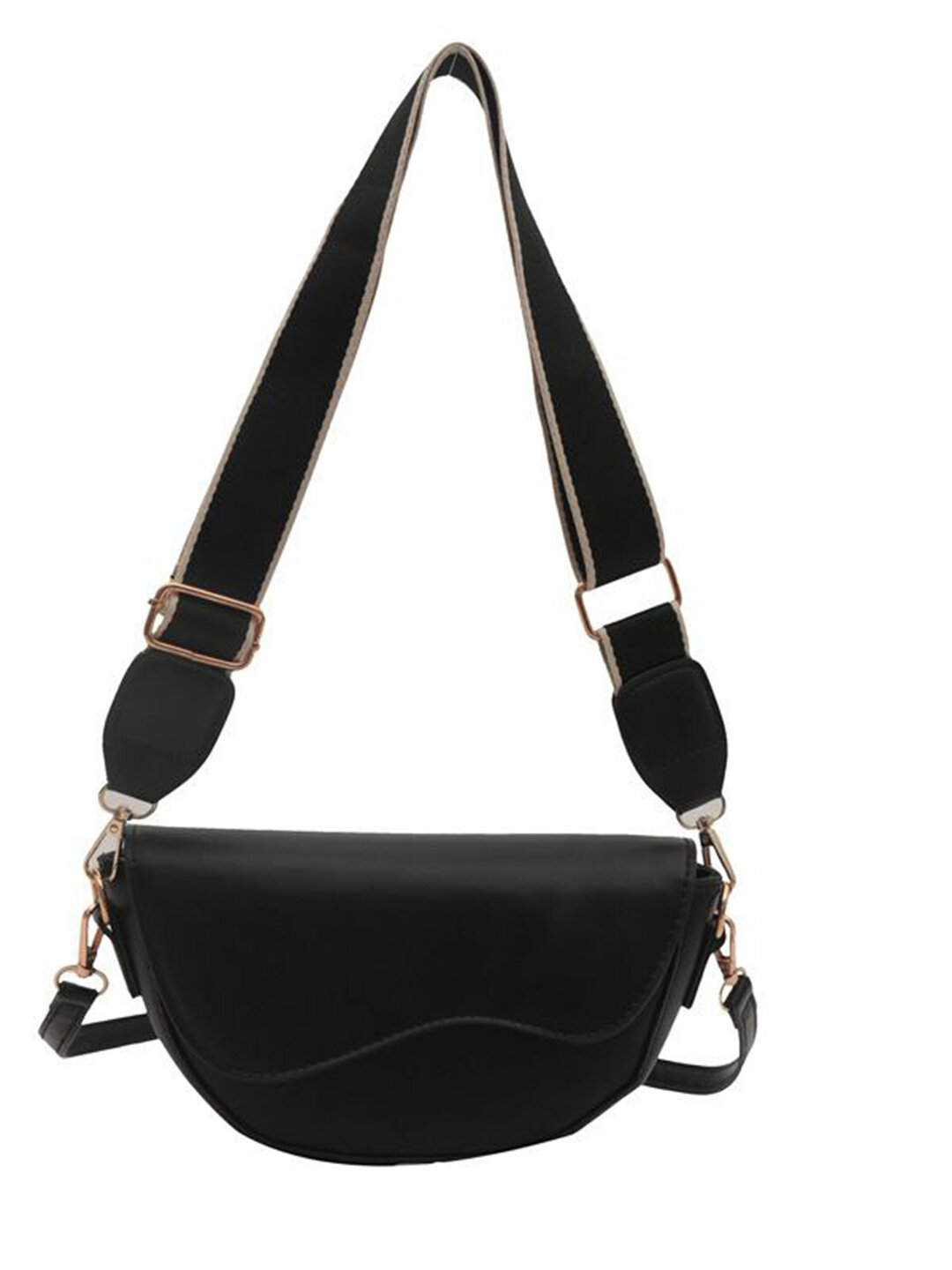 Ремень для сумки кросс-боди , черный — фото 1