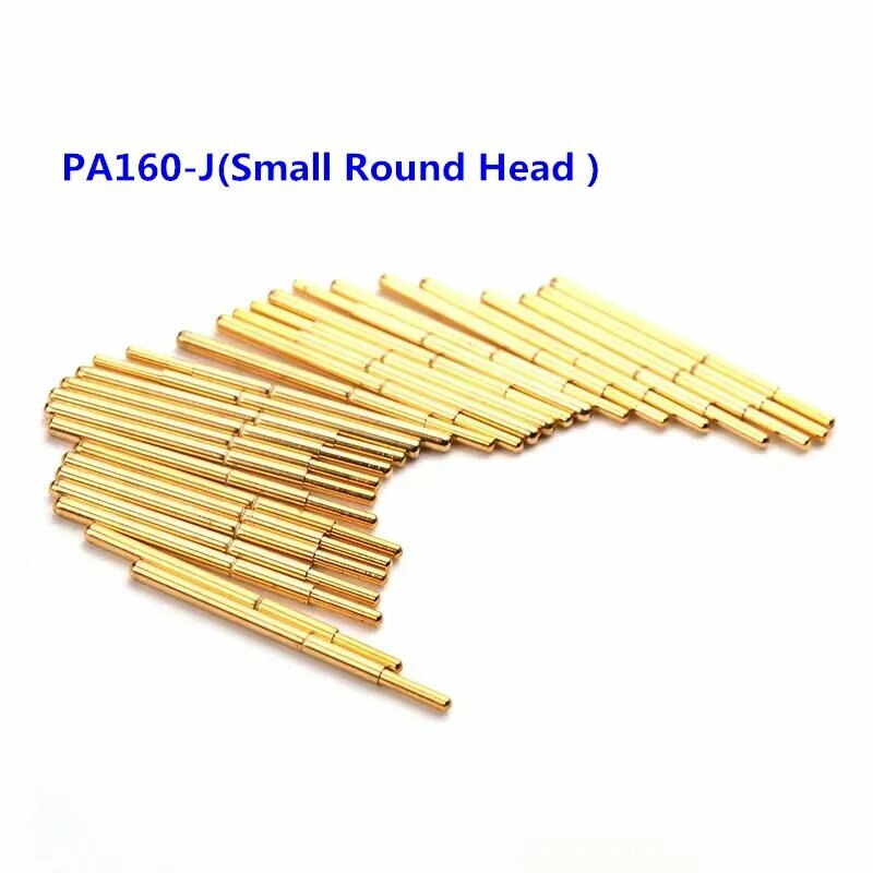 100 шт. позолоченные пружинные тестовые штифты PA160-J