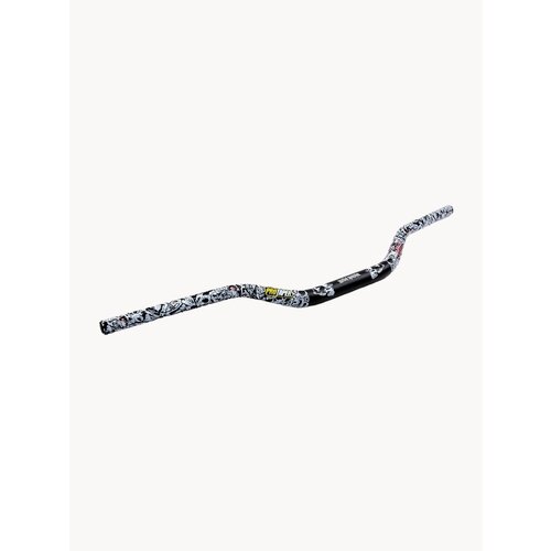 Руль алюминиевый усиленный 1/8 (28 мм), с рисунком.