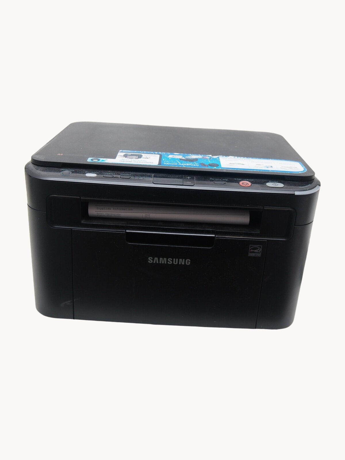 Лазерное МФУ "Samsung SCX-3205" копирует ,сканирует ,печатает по USB