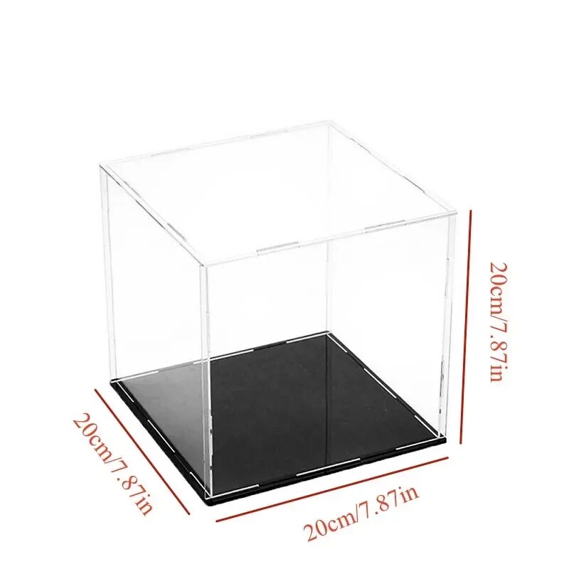 Прозрачный акриловый шкаф для фигурок Square-20cm