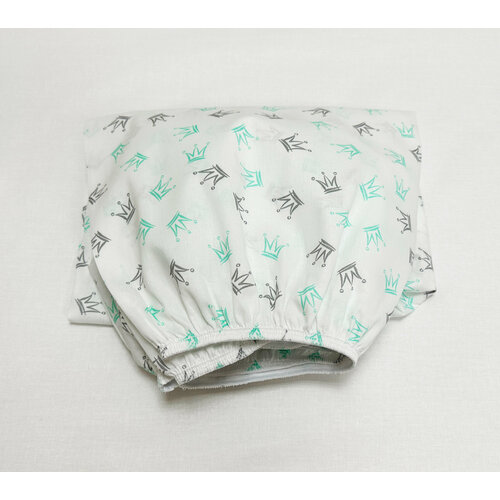 Простыня на резинке 60х120 см в детскую кроватку ПР-1 Простынь для новорожденных в кроватку 510₽