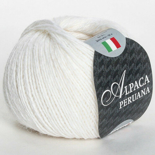 Пряжа Seam ALPACA PERUANA 02 белый (5 мотков)