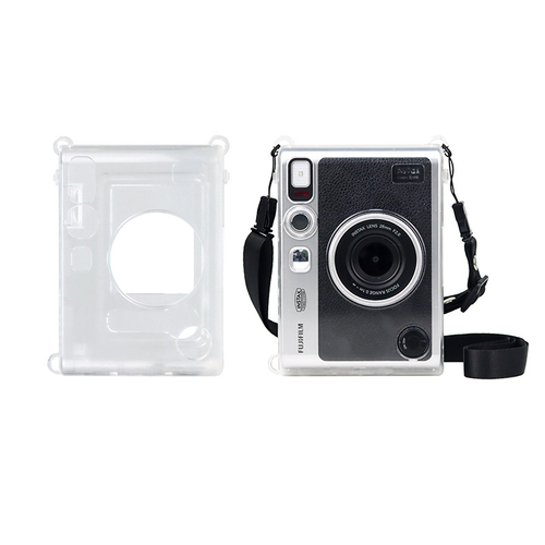 Защитный чехол-корпус-бокс MyPads для фотоаппарата Fujifilm instax mini EVO моментальной печати противоударный прозрачный белый