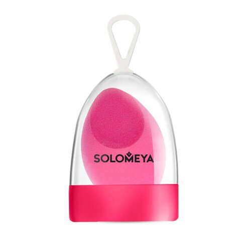 фото 06-951 solomeya косметический спонж для макияжа со срезом розовый flat end blending sponge pink