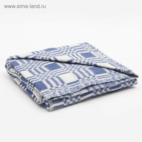 Одеяло байковое размер 90х140 см, цвет микс для мал, хл80%, полиэфир 20%, 420гр/м