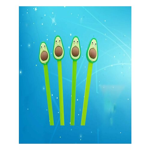 Набор из четырёх шариковые фигурные ручек Авокадо 240₽