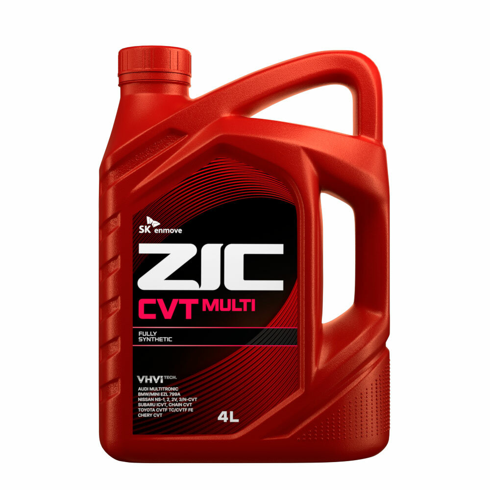 Масло трансмиссионное синтетическое ZIC CVT Multi (4л) (162631) ZIC-CVTM-4L