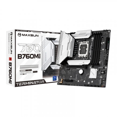 Материнская плата Maxsun MS-Terminator B760M D4 (LGA1700, mATX)