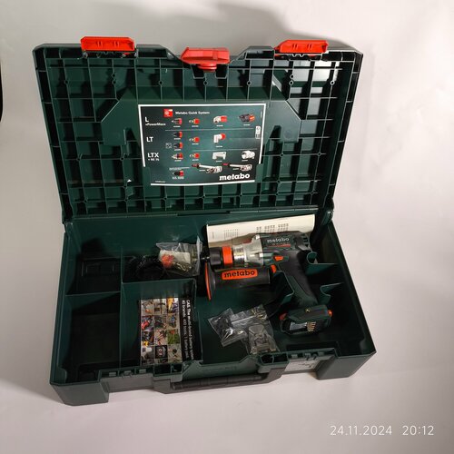 Шуруповерт ударный metabo SB 18 LTX BL QI арт6023618400акб кейснасадка 60300₽