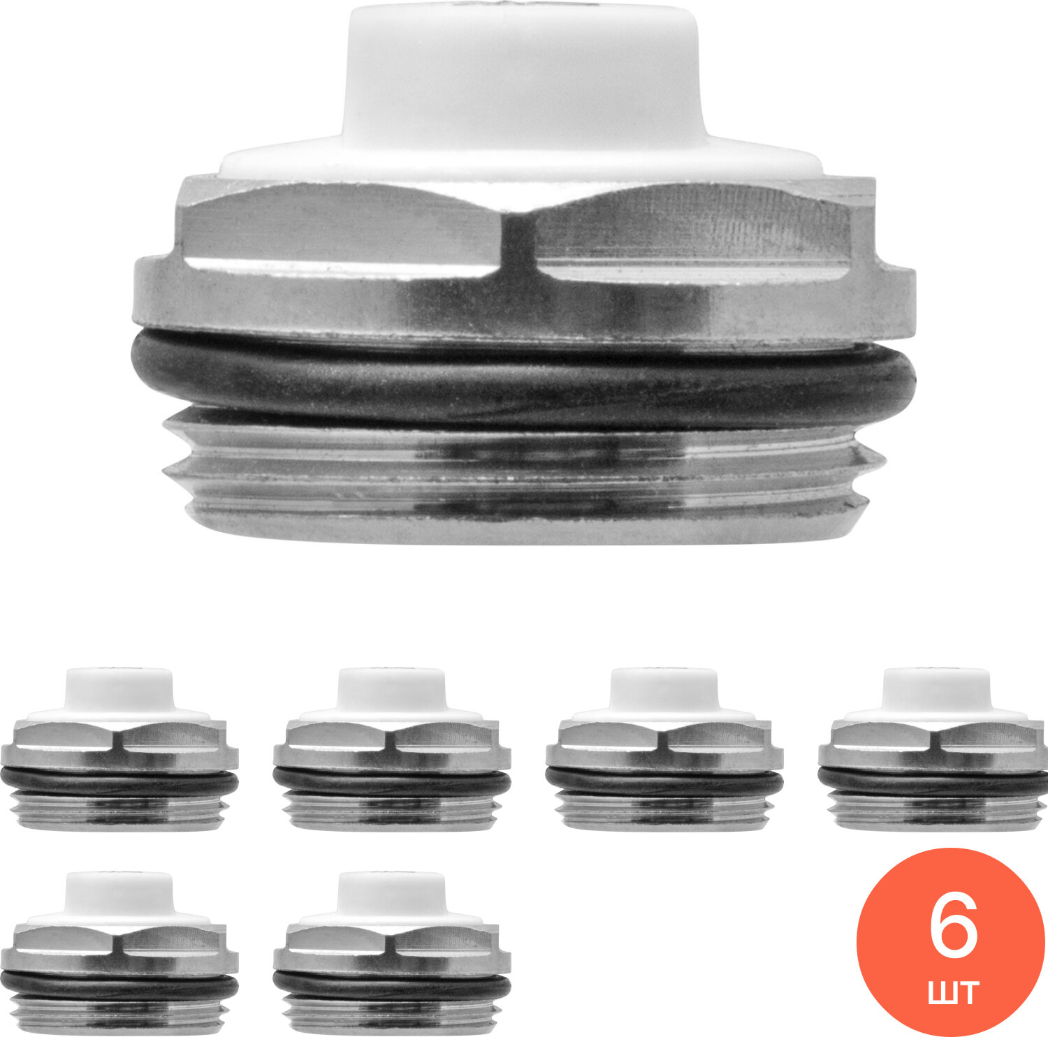 Воздухоотводчик Masterprof / Мастерпроф Кран Маевского ручной под отвертку для радиатора в металлическом корпусе цвет хром 1/2