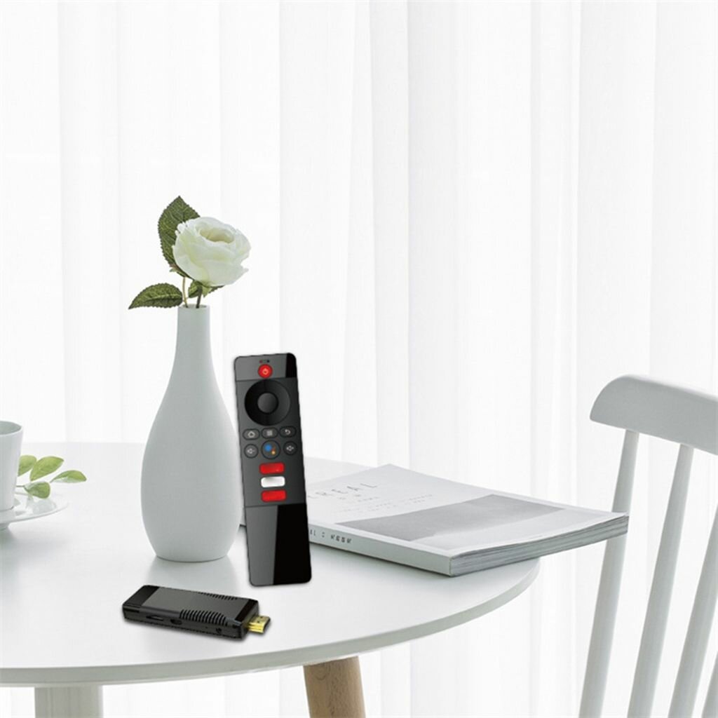 Android10 SmartTV Stick с процессором AllWinner H313, 2 ГБ ОЗУ и 16 ГБ ПЗУ, поддержка 2,4G/5G Wi-Fi и Bluetooth5.0 — фото 1