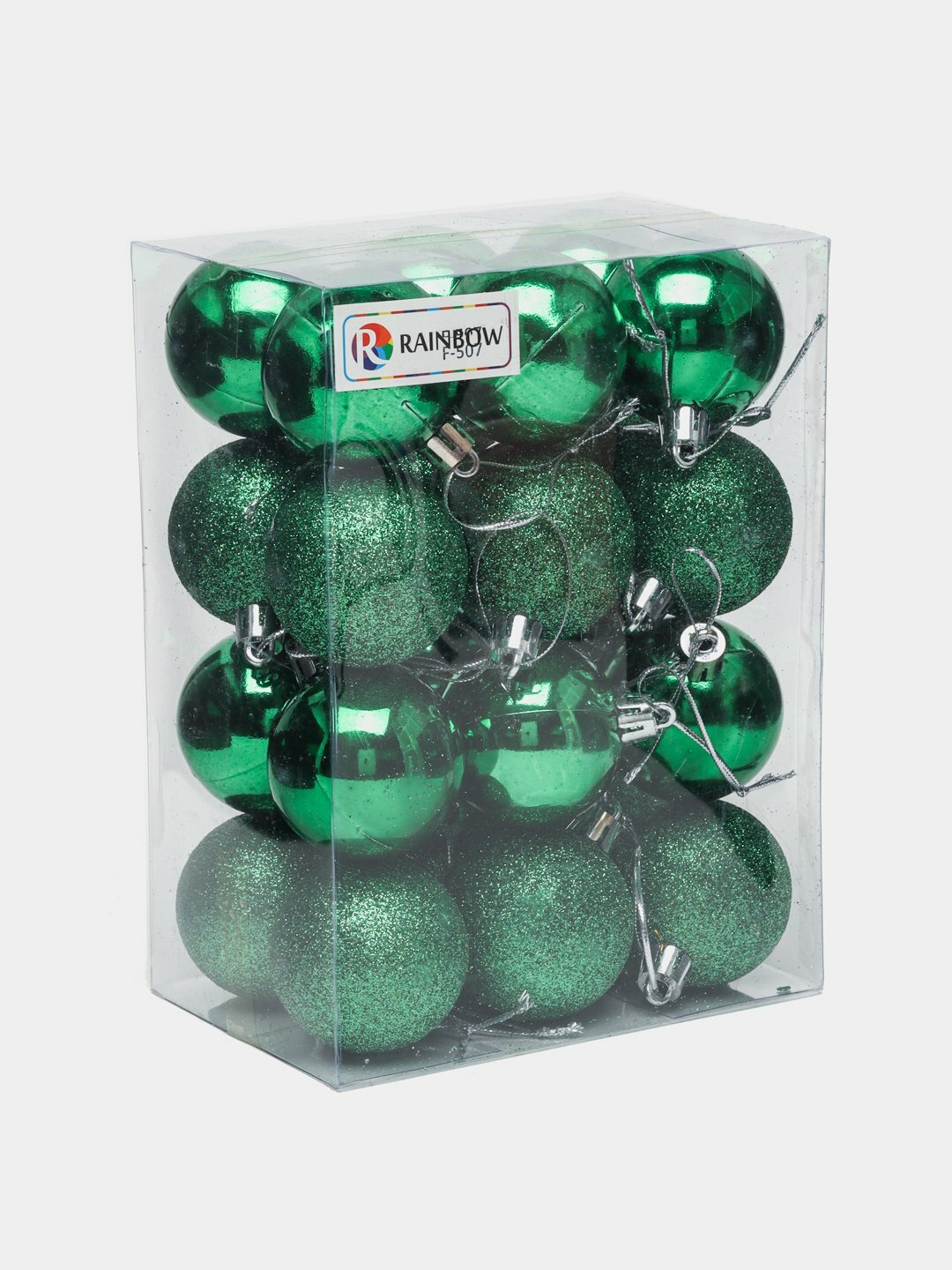 Новогодний набор, ёлочные игрушки и украшения, 24 штуки, 5 см