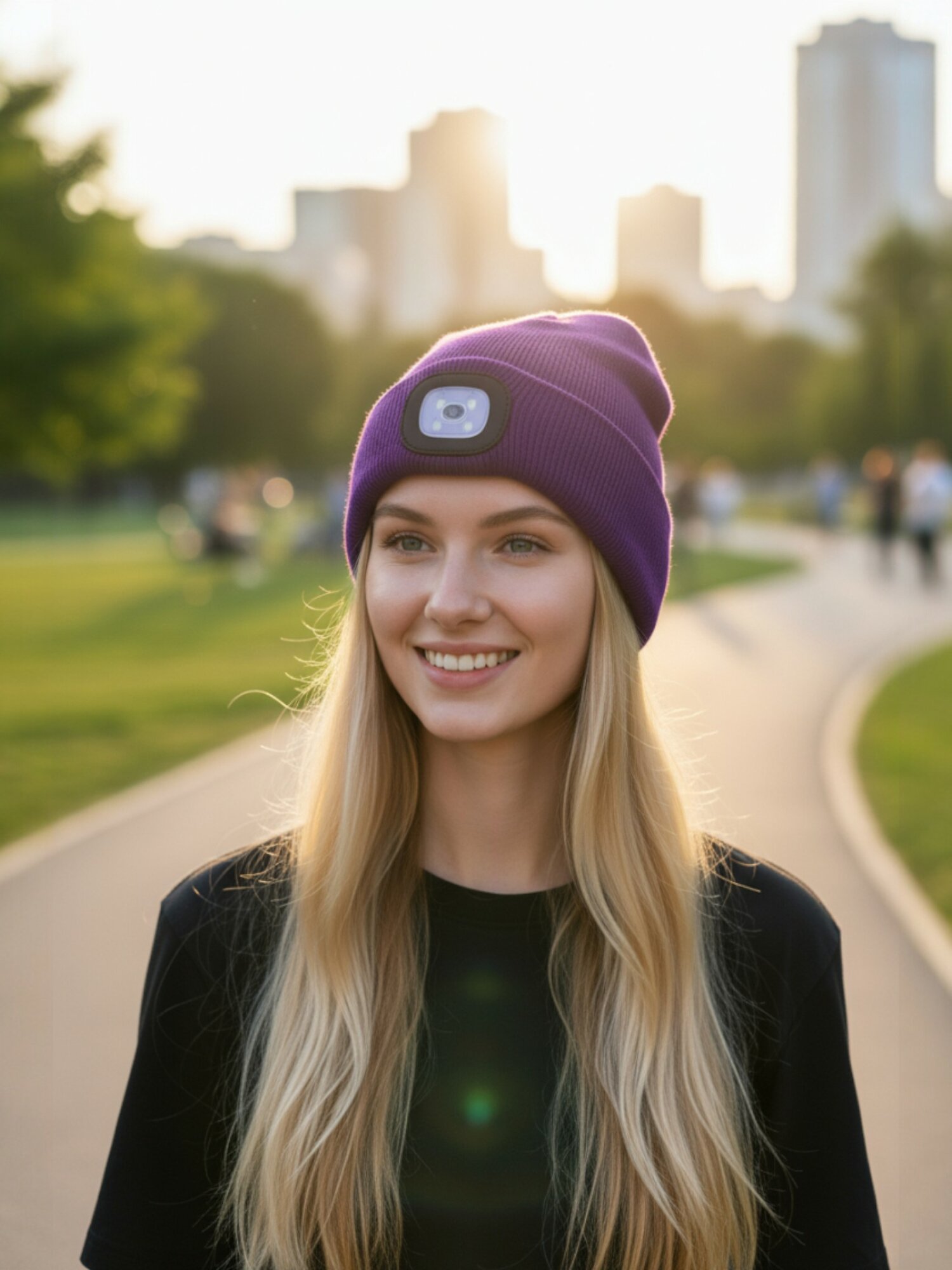 Шапка-бини шапка с шонарем для женщин