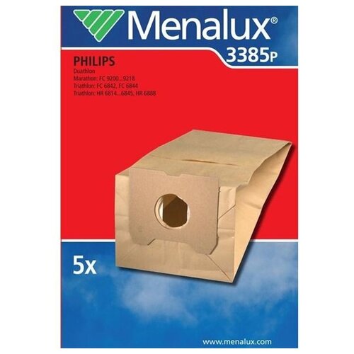 Menalux Бумажные пылесборники 3385 P, синий, 5 шт. 1pc deep groove ball thin wall bearing 6817 6818 6819 6820 6821 6822 6824 6826 2rs