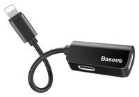 Разветвитель Baseus Lightning (m) - 2 x Lightning (f) L37 0.12 м черный