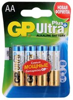 Батарейка GP Ultra Plus Alkaline AA 4 шт блистер